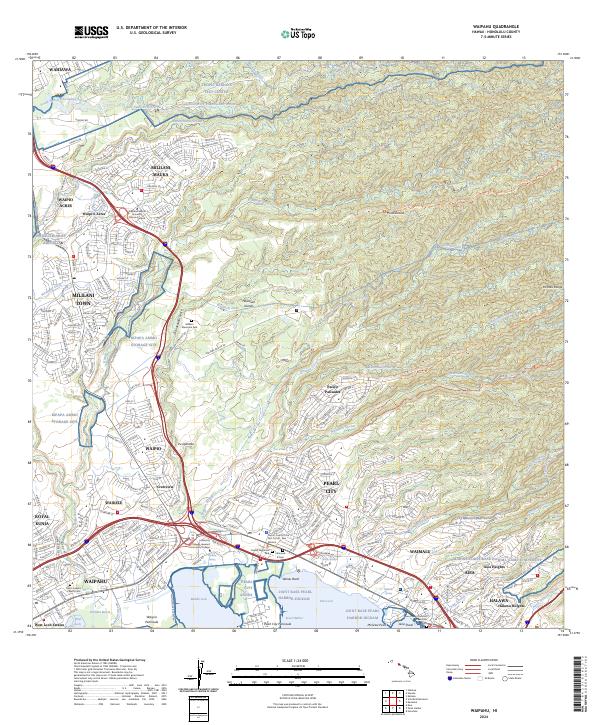 US Topo 7.5-minute map for Waipahu HI