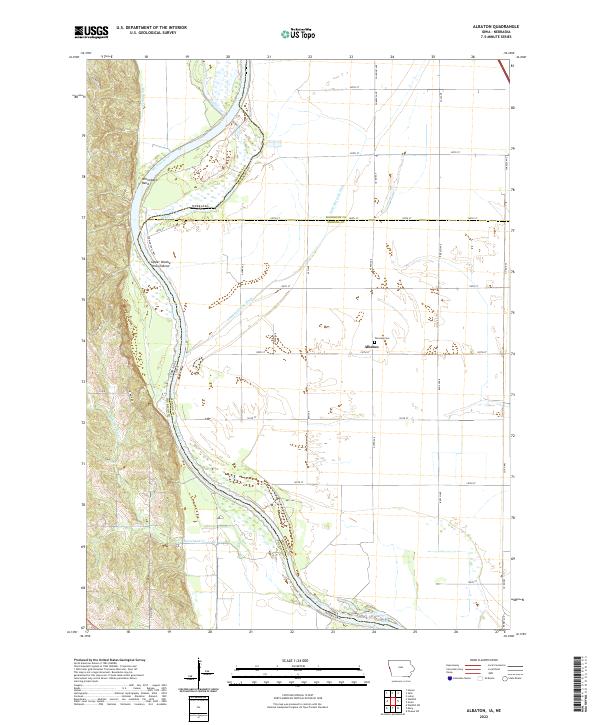 US Topo 7.5-minute map for Albaton IANE