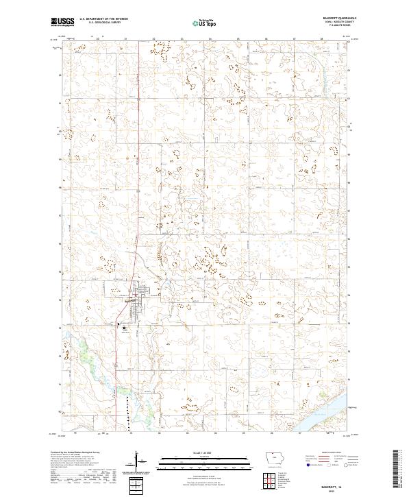 US Topo 7.5-minute map for Bancroft IA