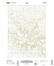 US Topo 7.5-minute map for Bluffton IA