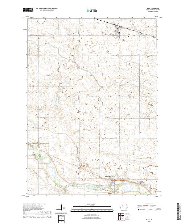 US Topo 7.5-minute map for Bode IA