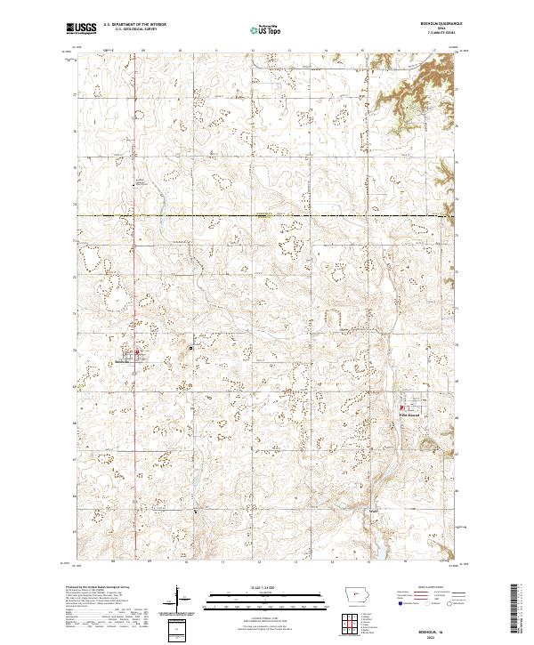 US Topo 7.5-minute map for Boxholm IA