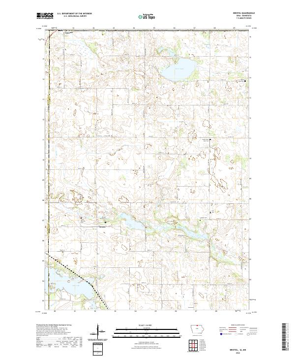 US Topo 7.5-minute map for Bristol IAMN