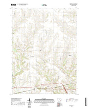 US Topo 7.5-minute map for Brookville IA