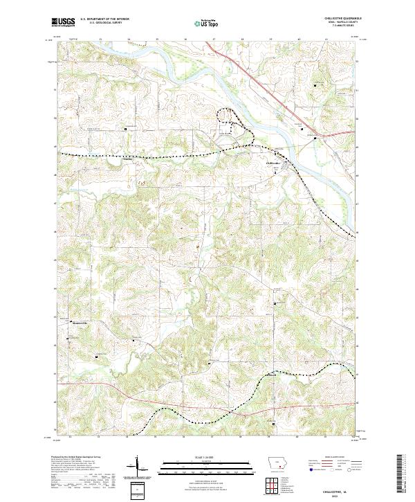 US Topo 7.5-minute map for Chillicothe IA