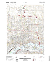 US Topo 7.5-minute map for Davenport East IAIL