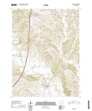 US Topo 7.5-minute map for Davis City IA