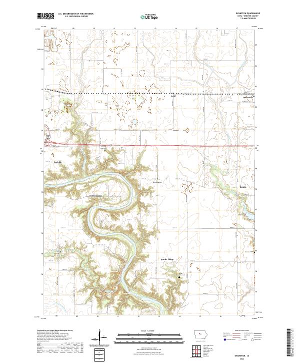 US Topo 7.5-minute map for Evanston IA