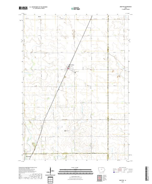 US Topo 7.5-minute map for Grafton IA