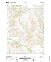 US Topo 7.5-minute map for Harper IA