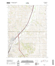 US Topo 7.5-minute map for James IA