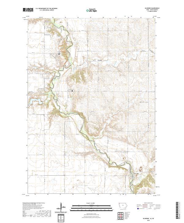 US Topo 7.5-minute map for Klondike IASD