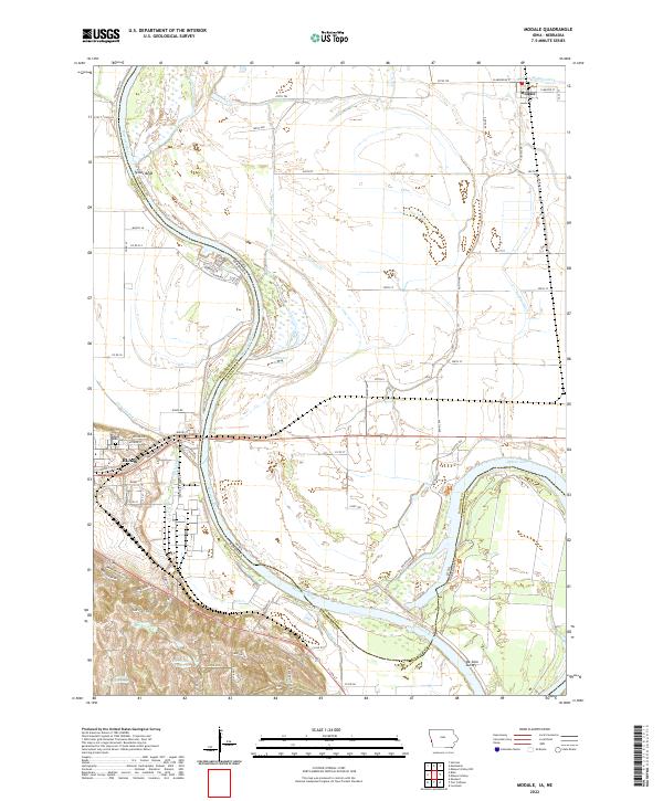 US Topo 7.5-minute map for Modale IANE