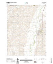 US Topo 7.5-minute map for Oakland IA