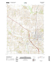 US Topo 7.5-minute map for Oskaloosa IA