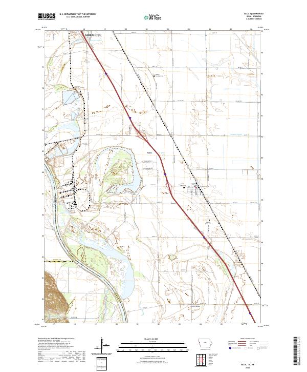 US Topo 7.5-minute map for Salix IANE