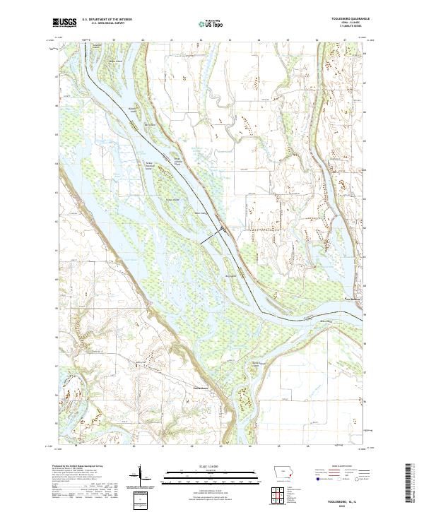 US Topo 7.5-minute map for Toolesboro IAIL