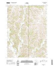 US Topo 7.5-minute map for Woodland IA