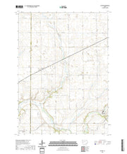 US Topo 7.5-minute map for Yetter IA