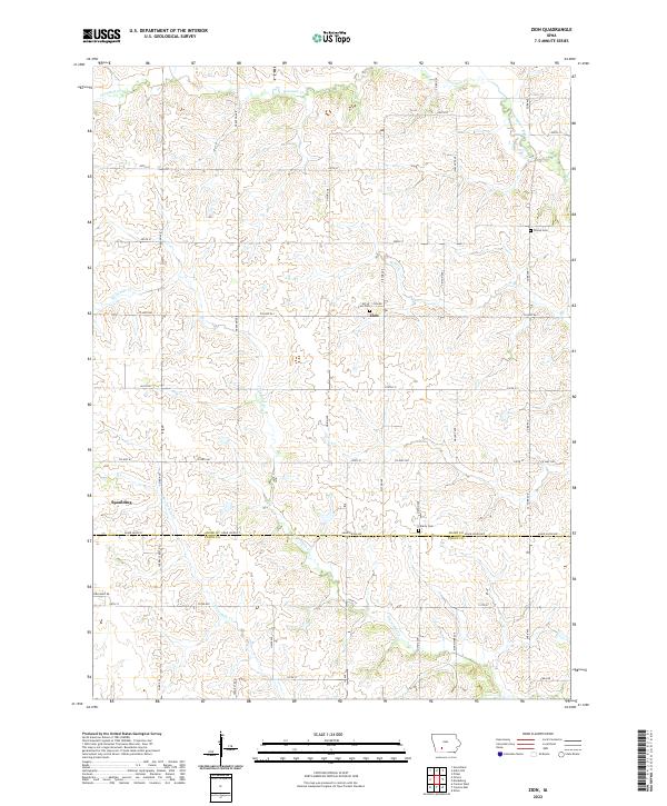 US Topo 7.5-minute map for Zion IA