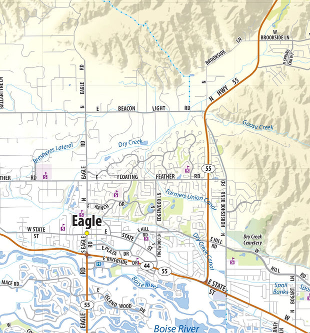 Greater Boise Metro Area Wall Map