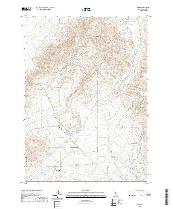 US Topo 7.5-minute map for Albion ID