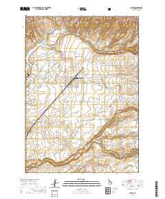 USGS US Topo 7.5-minute map for Ashton ID 2020