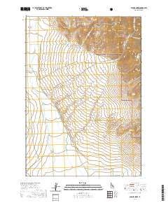 USGS US Topo 7.5-minute map for Badger Creek ID 2020