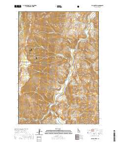 USGS US Topo 7.5-minute map for Bald Mountain ID 2020