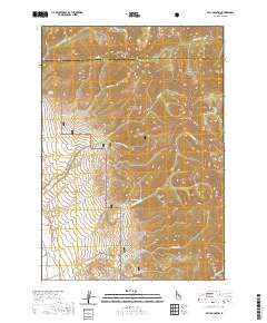 USGS US Topo 7.5-minute map for Bell Mountain ID 2020