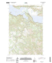 US Topo 7.5-minute map for Benewah Lake ID