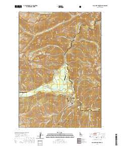 USGS US Topo 7.5-minute map for Big Soldier Mountain ID 2020