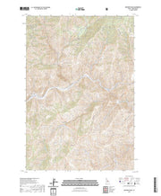 US Topo 7.5-minute map for Bighorn Crags ID