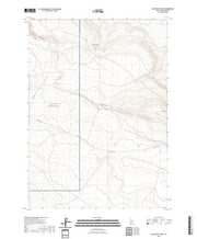 US Topo 7.5-minute map for Black Butte West ID