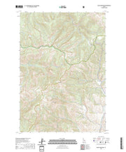 US Topo 7.5-minute map for Black Mountain ID