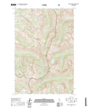 US Topo 7.5-minute map for Blodgett Mountain IDMT