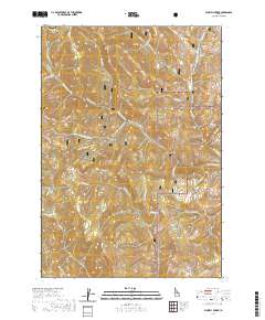 USGS US Topo 7.5-minute map for Blowfly Creek ID 2020