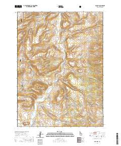 USGS US Topo 7.5-minute map for Blue Hill ID 2020