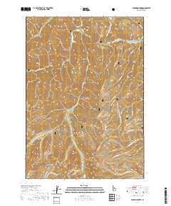 USGS US Topo 7.5-minute map for Boardman Creek ID 2020