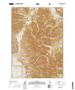 USGS US Topo 7.5-minute map for Borah Peak ID 2020