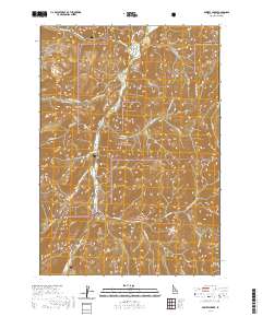 USGS US Topo 7.5-minute map for Bowery Creek ID 2020