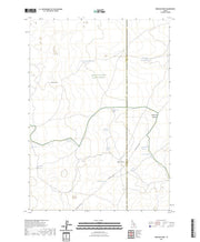 US Topo 7.5-minute map for Brigham Point ID