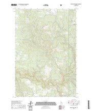 US Topo 7.5-minute map for Brown Creek Ridge ID