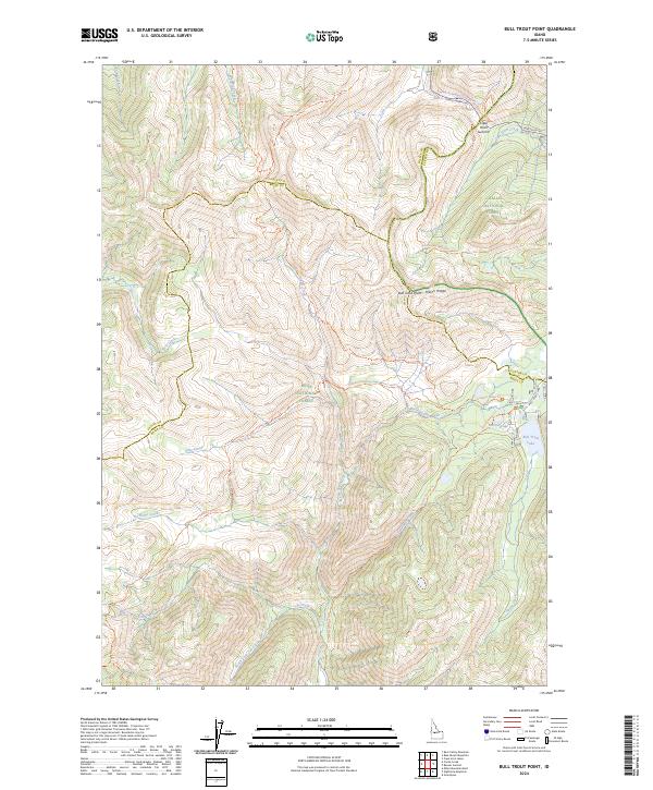 US Topo 7.5-minute map for Bull Trout Point ID