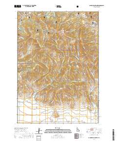 USGS US Topo 7.5-minute map for Cannonball Mountain ID 2020