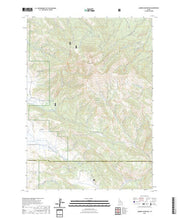 US Topo 7.5-minute map for Caribou Mountain ID