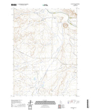 US Topo 7.5-minute map for Castle Butte ID