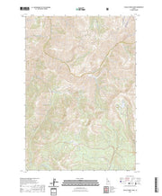 US Topo 7.5-minute map for Challis Creek Lakes ID