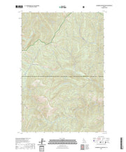 US Topo 7.5-minute map for Chamberlain Mountain ID