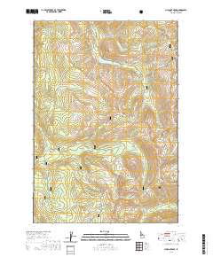 USGS US Topo 7.5-minute map for Chilcoot Peak ID 2020